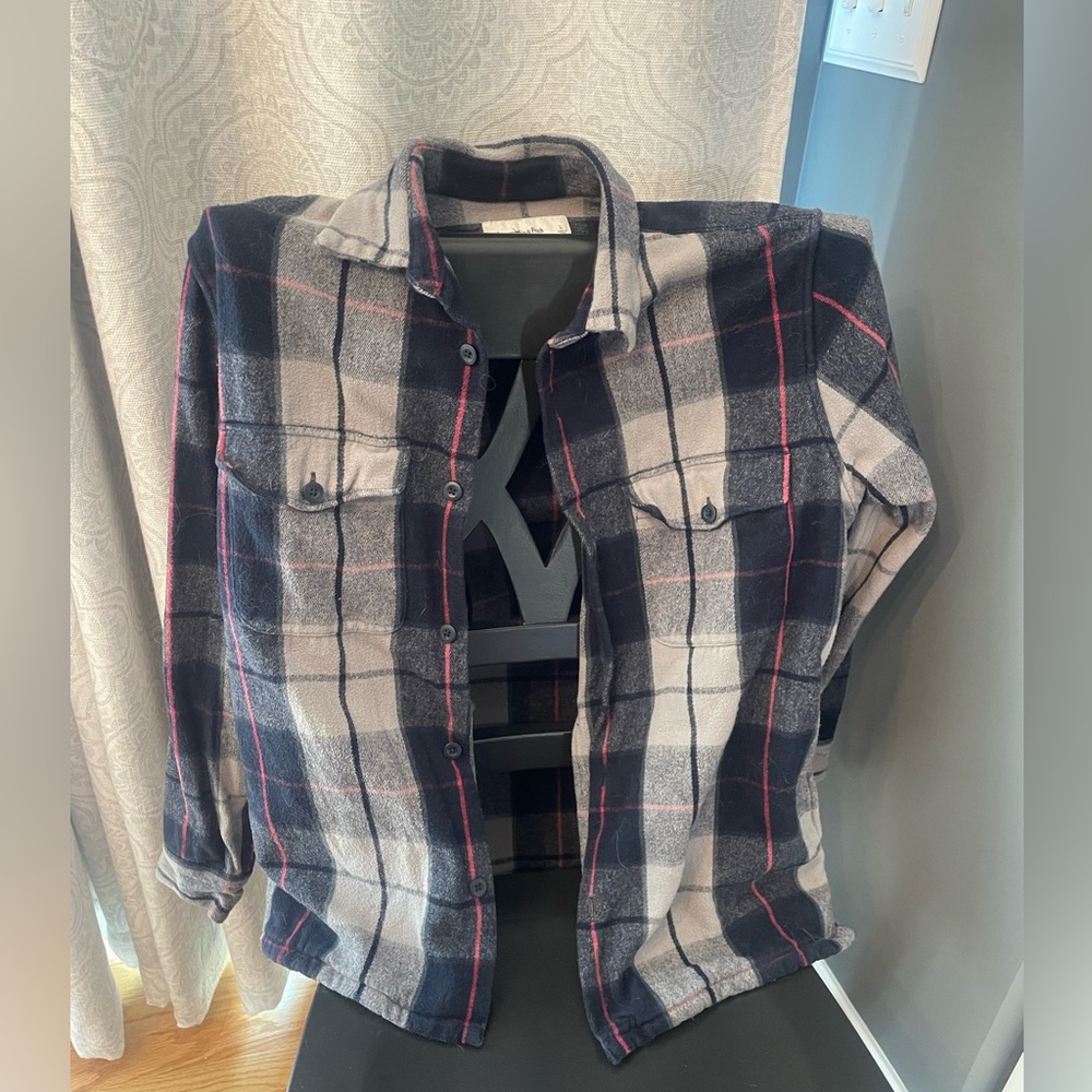 Abercrombie and Fitch, heavy flannel men’s shirt